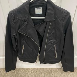 Faux Leather Jacket